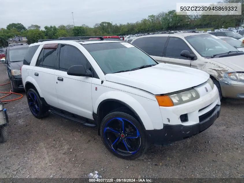 5GZCZ23D94S869332 2004 Saturn Vue 4 Cyl