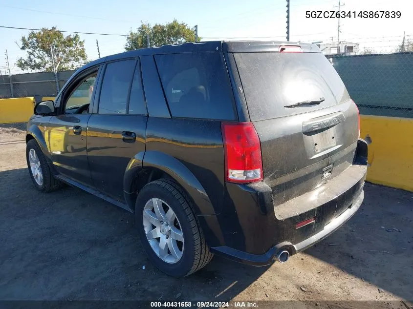 5GZCZ63414S867839 2004 Saturn Vue V6