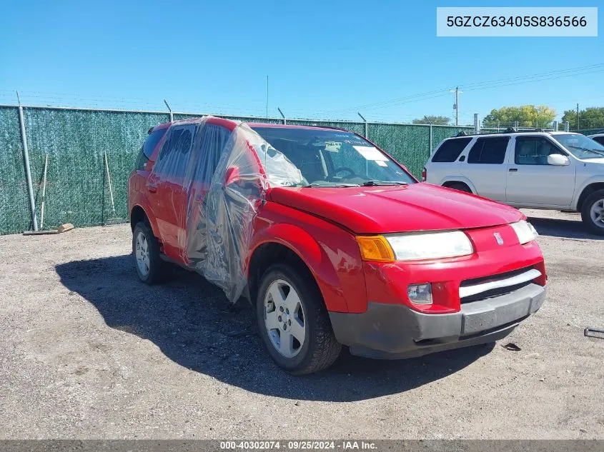 2005 Saturn Vue V6 VIN: 5GZCZ63405S836566 Lot: 40302074