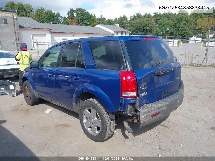 5GZCZ63485S833415 2005 Saturn Vue V6