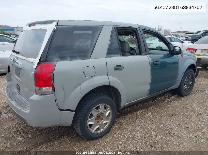 5GZCZ23D16S834707 2006 Saturn Vue 4 Cyl