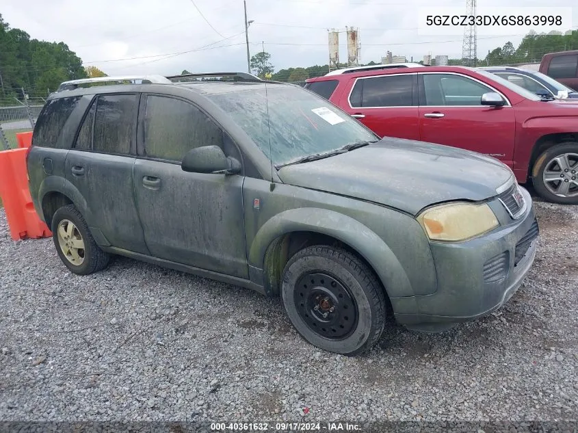 5GZCZ33DX6S863998 2006 Saturn Vue 4 Cyl