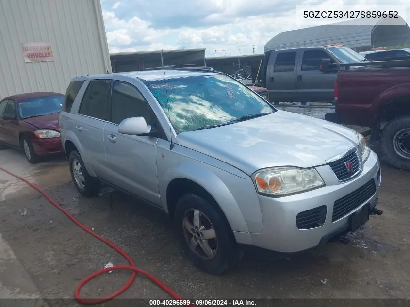 2007 Saturn Vue V6 VIN: 5GZCZ53427S859652 Lot: 40296699