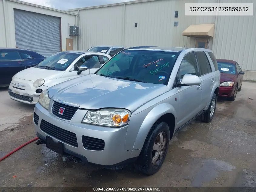 2007 Saturn Vue V6 VIN: 5GZCZ53427S859652 Lot: 40296699