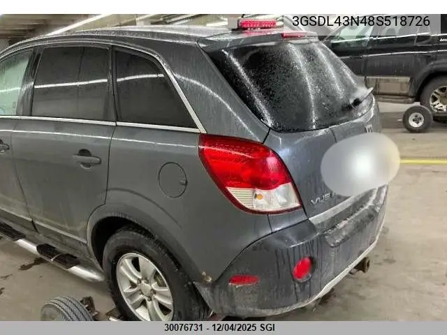 3GSDL43N48S518726 2008 Saturn Vue Xe
