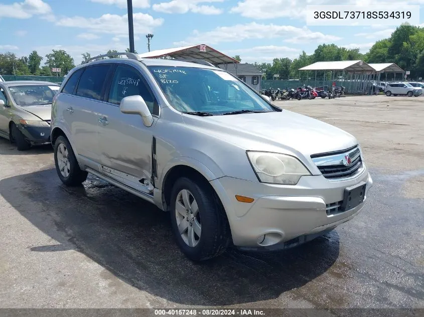 3GSDL73718S534319 2008 Saturn Vue V6 Xr