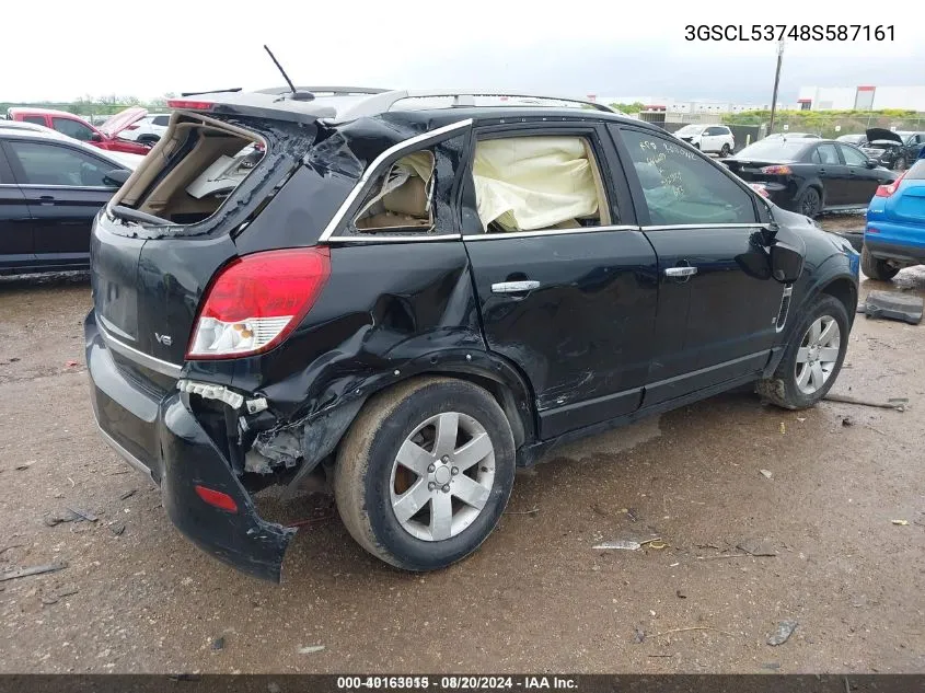 2008 Saturn Vue Xr VIN: 3GSCL53748S587161 Lot: 40163015