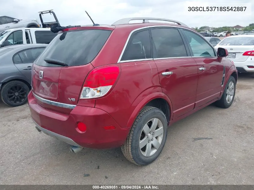 3GSCL53718S542887 2008 Saturn Vue V6 Xr