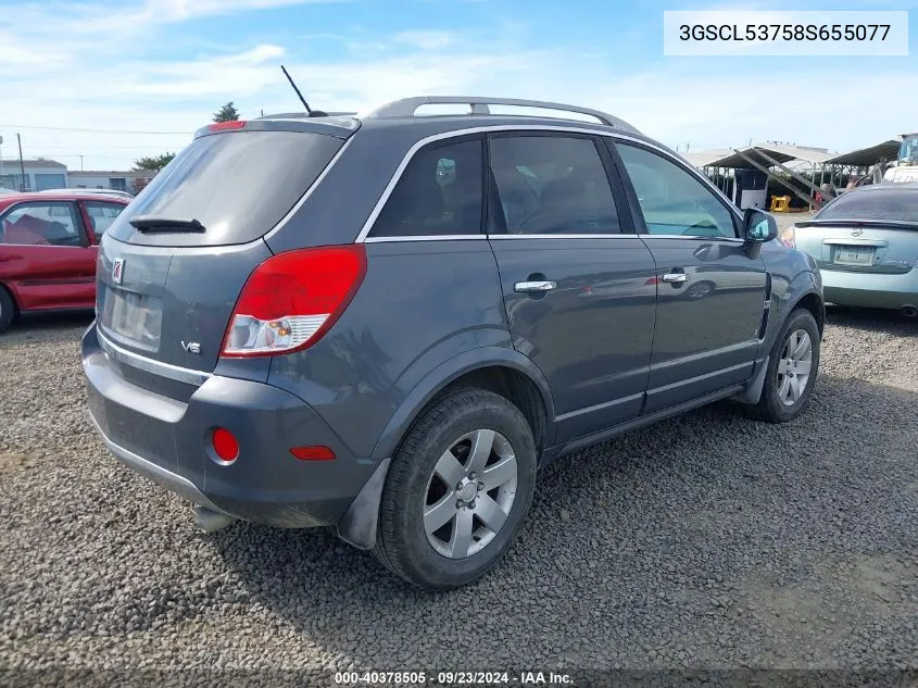 3GSCL53758S655077 2008 Saturn Vue V6 Xr