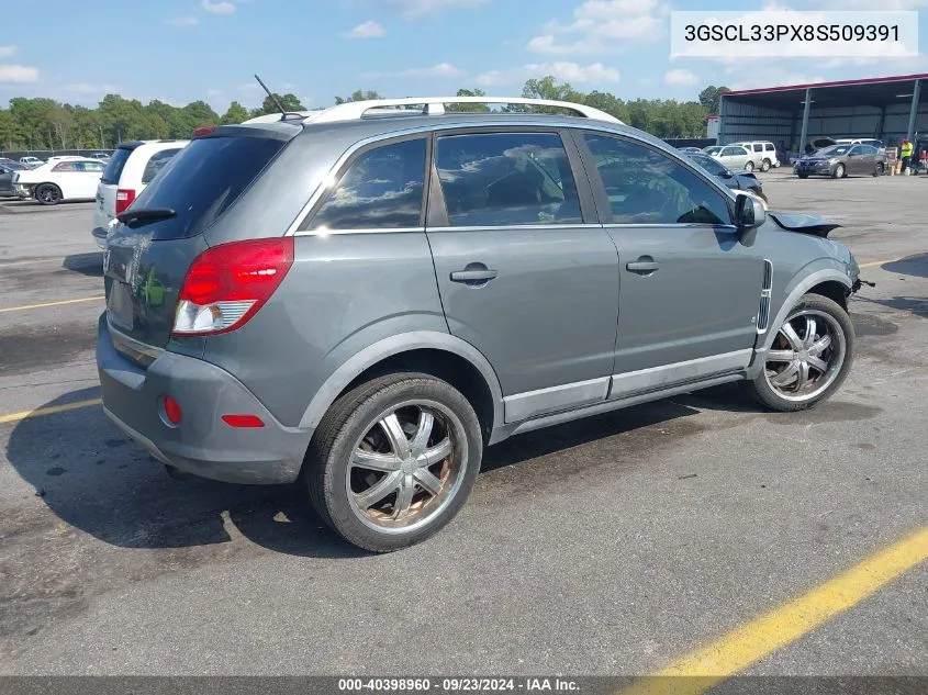 3GSCL33PX8S509391 2008 Saturn Vue 4-Cyl Xe