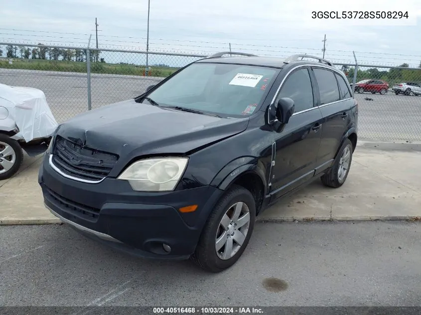 3GSCL53728S508294 2008 Saturn Vue V6 Xr