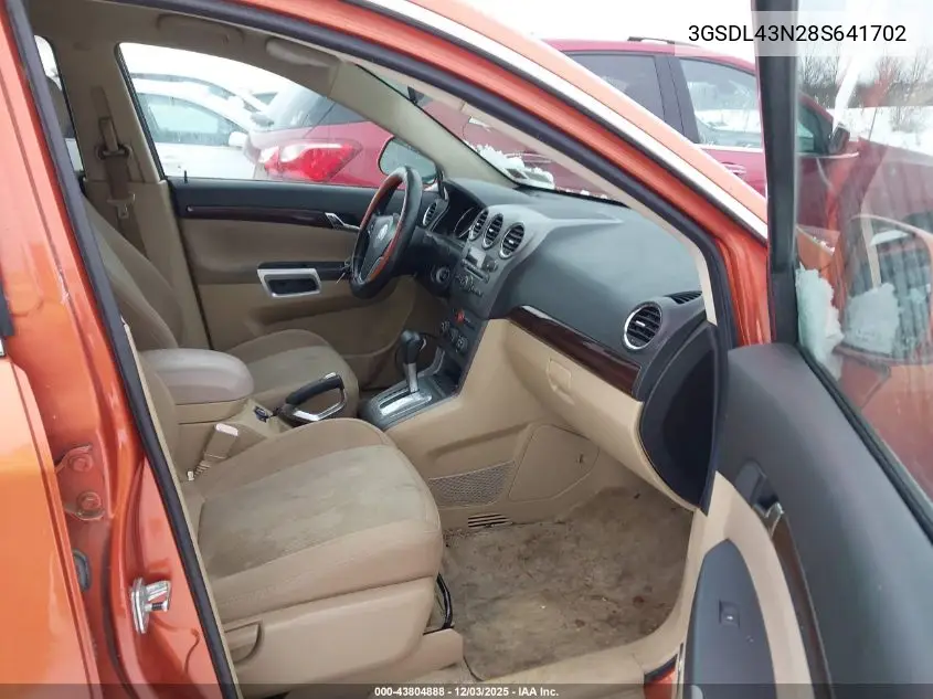 3GSDL43N28S641702 2008 Saturn Vue V6 Xe