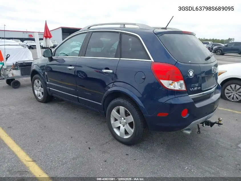 3GSDL63798S689095 2008 Saturn Vue V6 Xr