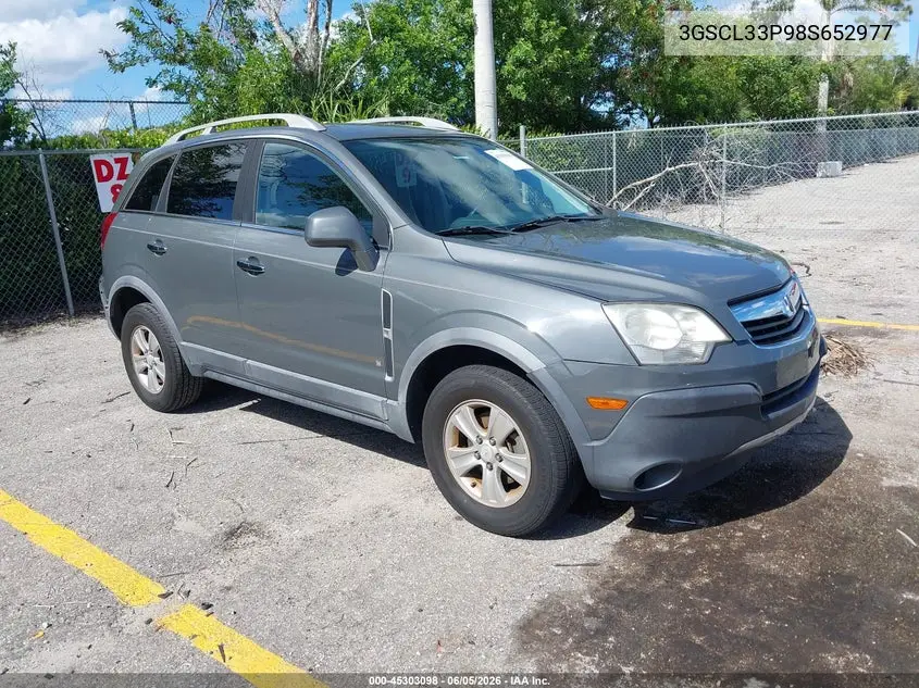 2008 Saturn Vue 4-Cyl Xe VIN: 3GSCL33P98S652977 Lot: 45303098