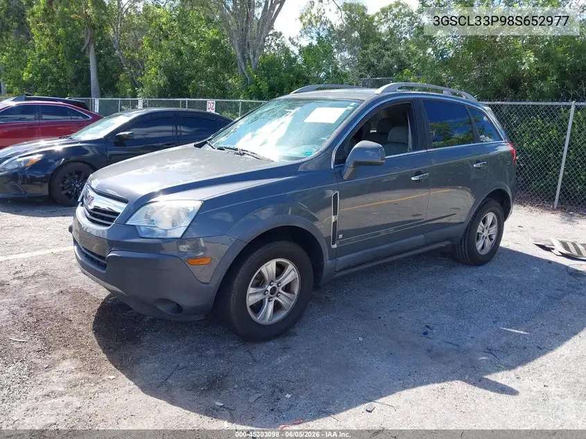 2008 Saturn Vue 4-Cyl Xe VIN: 3GSCL33P98S652977 Lot: 45303098