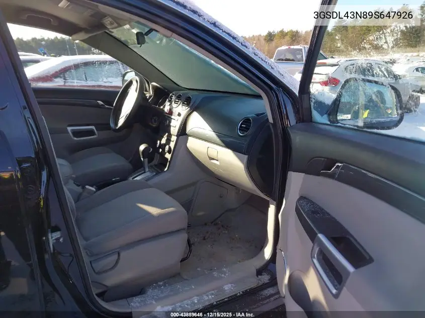 3GSDL43N89S647926 2009 Saturn Vue V6 Xe