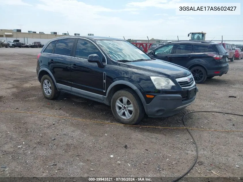 3GSALAE17AS602427 2010 Saturn Vue Xe