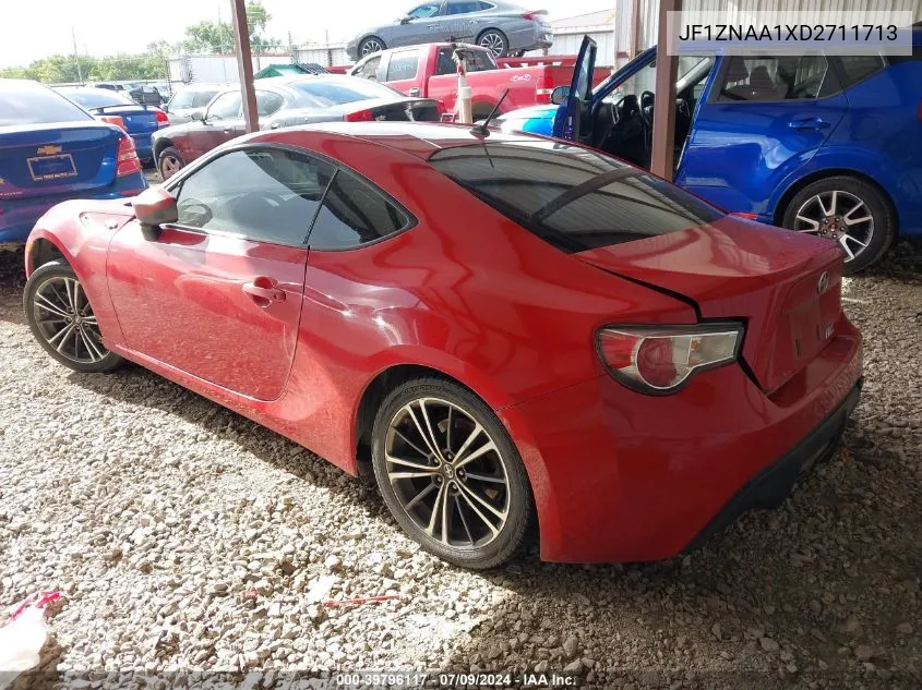 2013 Scion Fr-S VIN: JF1ZNAA1XD2711713 Lot: 39796117