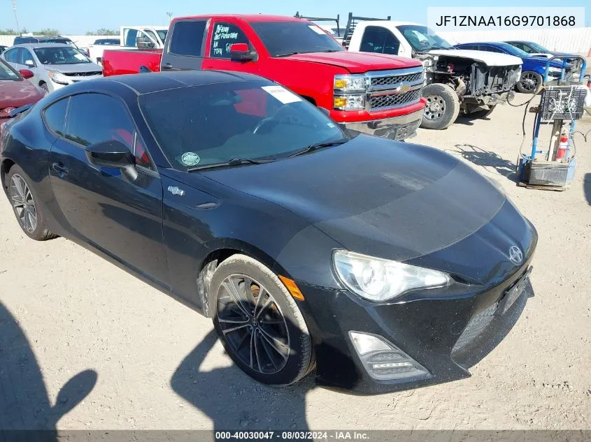 2016 Scion Fr-S VIN: JF1ZNAA16G9701868 Lot: 40030047