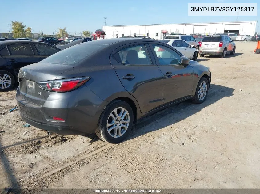 2016 Scion Ia VIN: 3MYDLBZV8GY125817 Lot: 40477712