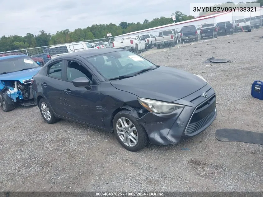 3MYDLBZV0GY138321 2016 Scion Ia