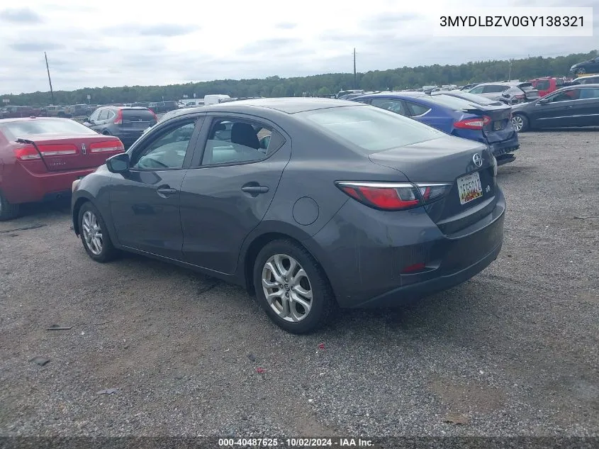 3MYDLBZV0GY138321 2016 Scion Ia