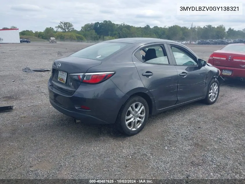 3MYDLBZV0GY138321 2016 Scion Ia