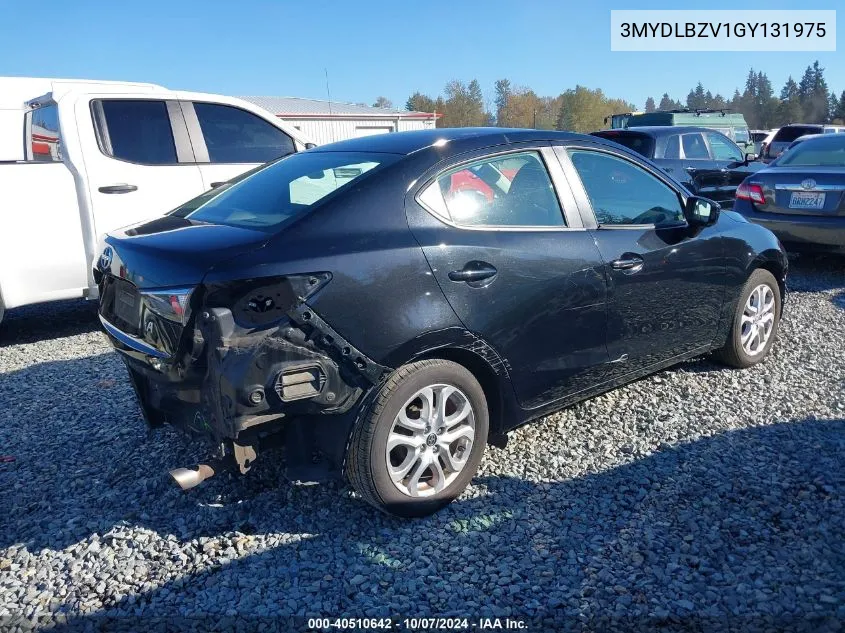 2016 Scion Ia VIN: 3MYDLBZV1GY131975 Lot: 40510642