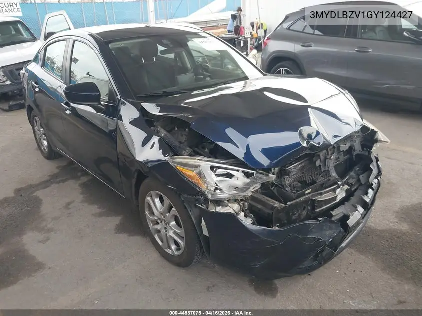 2016 Scion Ia VIN: 3MYDLBZV1GY124427 Lot: 44887075