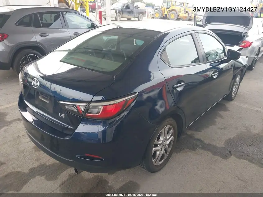 2016 Scion Ia VIN: 3MYDLBZV1GY124427 Lot: 44887075