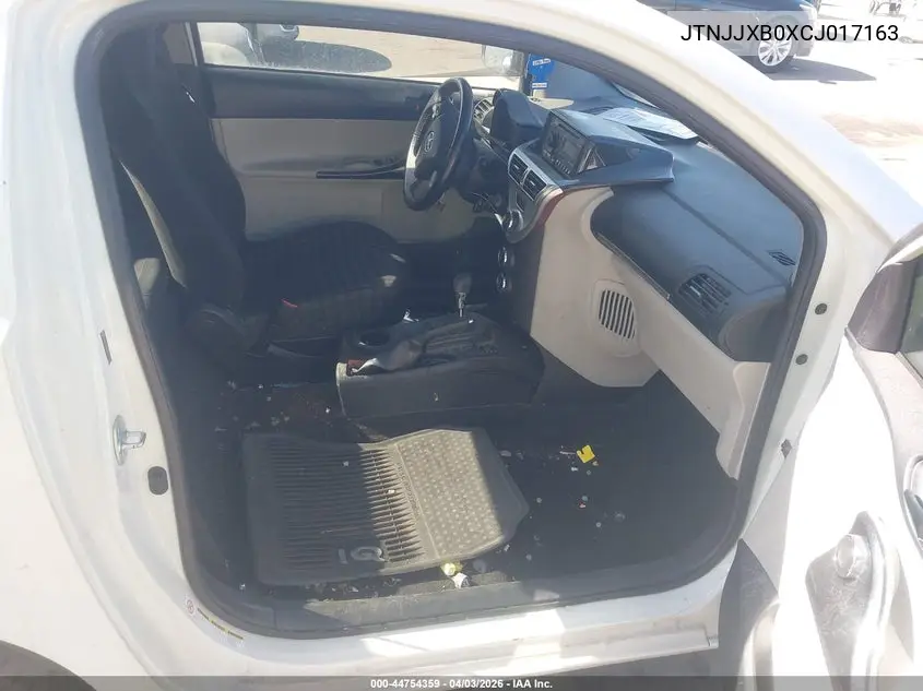 2012 Scion Iq VIN: JTNJJXB0XCJ017163 Lot: 44754359