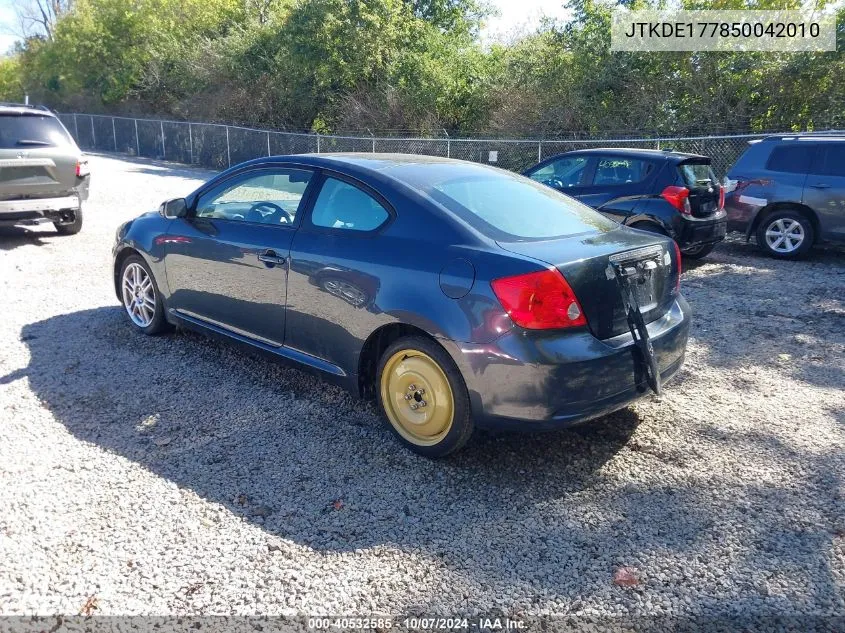 JTKDE177850042010 2005 Scion Tc