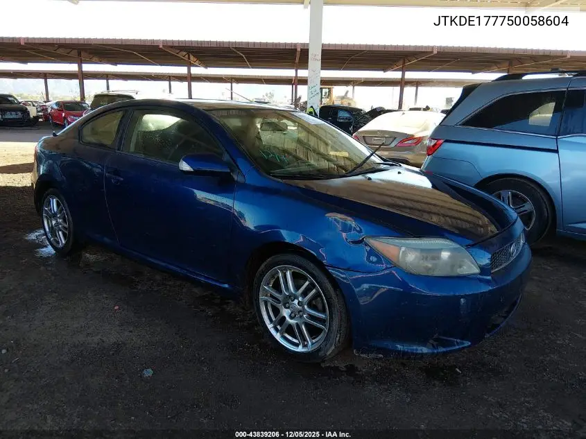 JTKDE177750058604 2005 Scion Tc