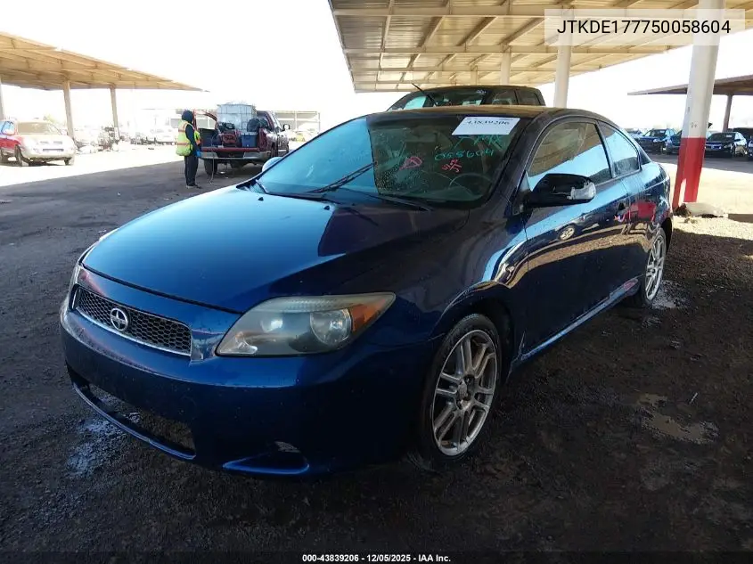 JTKDE177750058604 2005 Scion Tc