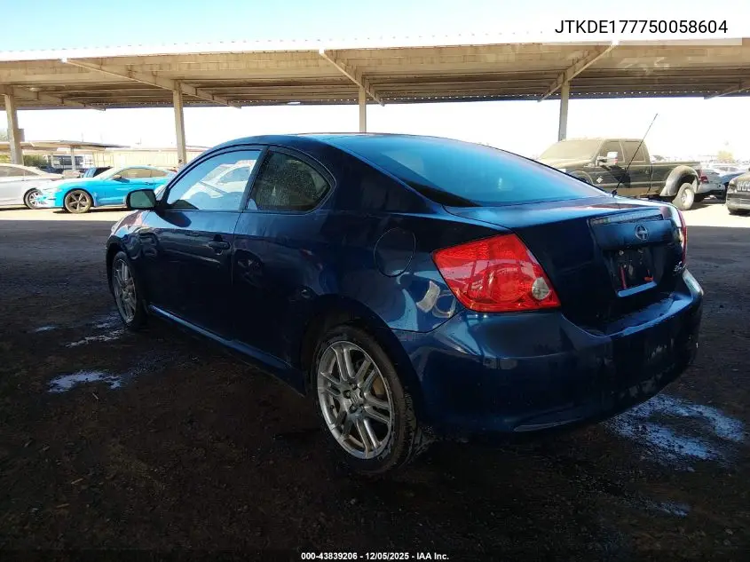 JTKDE177750058604 2005 Scion Tc