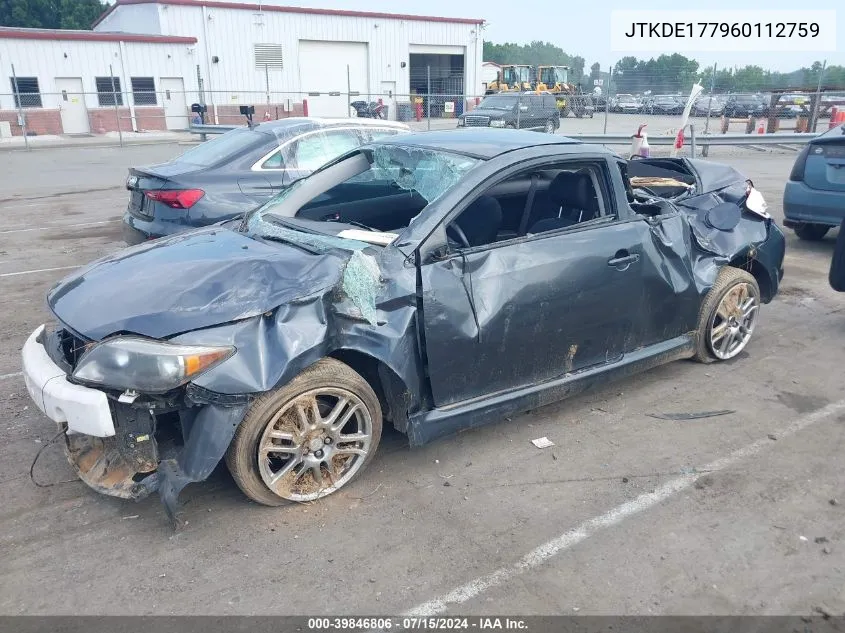 JTKDE177960112759 2006 Scion Tc