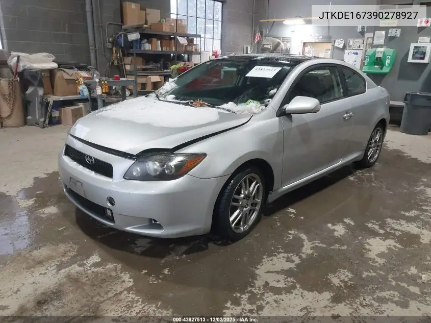 JTKDE167390278927 2009 Scion Tc