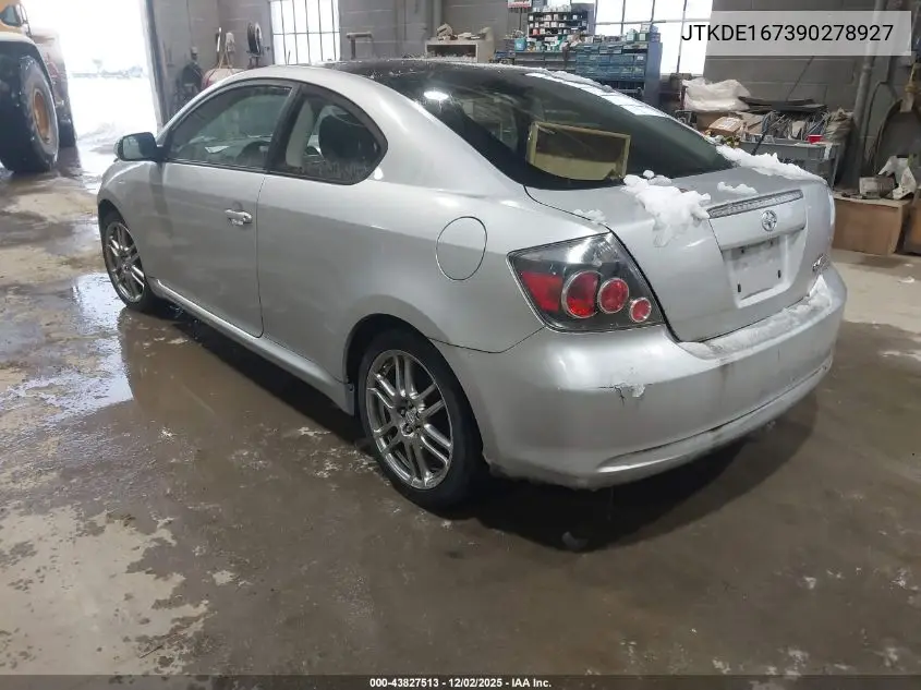 JTKDE167390278927 2009 Scion Tc