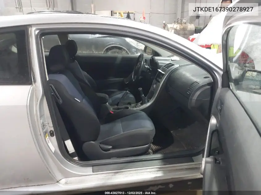 JTKDE167390278927 2009 Scion Tc