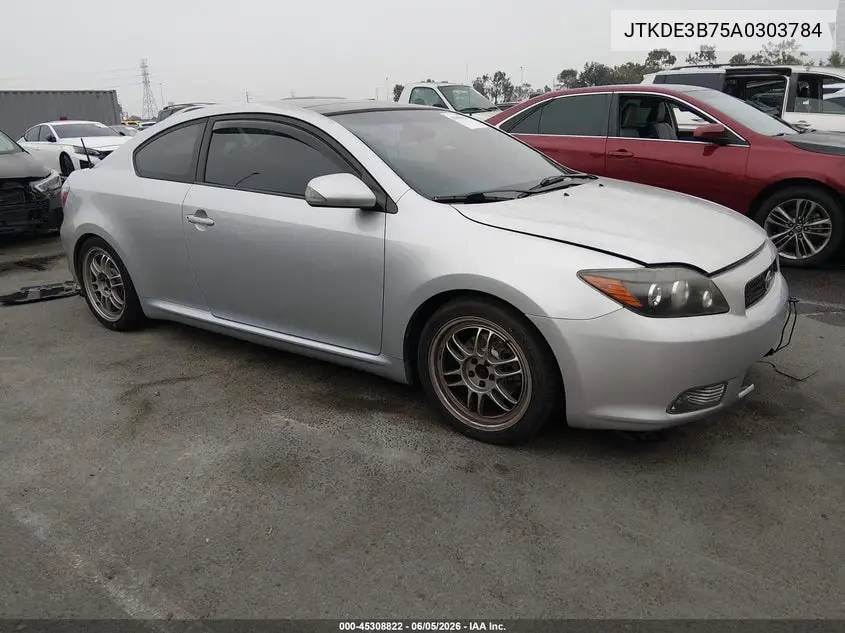 2010 Scion Tc VIN: JTKDE3B75A0303784 Lot: 45308822