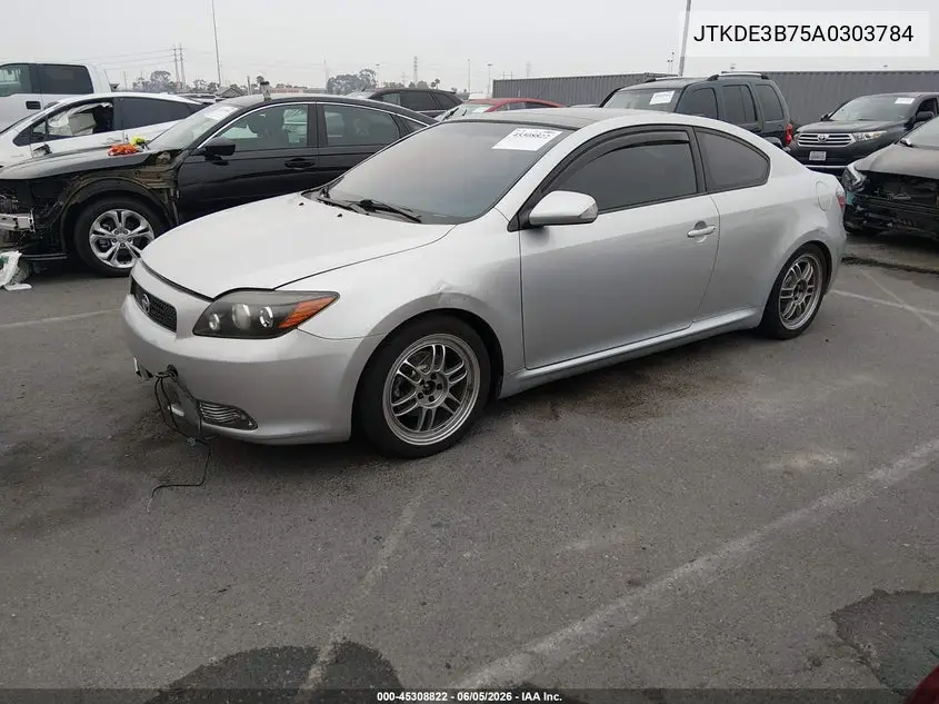2010 Scion Tc VIN: JTKDE3B75A0303784 Lot: 45308822