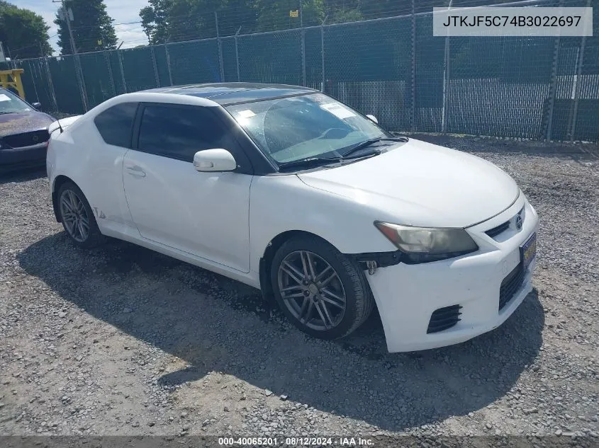 JTKJF5C74B3022697 2011 Scion Tc