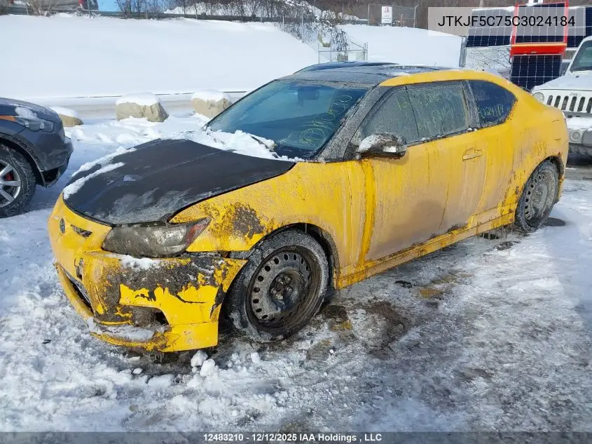 JTKJF5C75C3024184 2012 Scion Tc