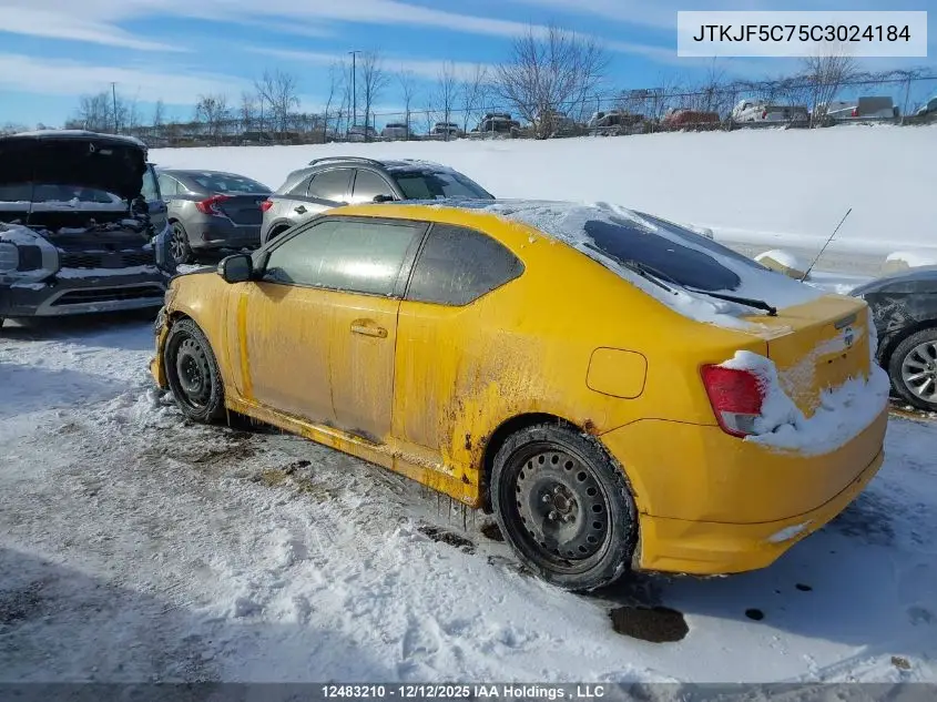 JTKJF5C75C3024184 2012 Scion Tc