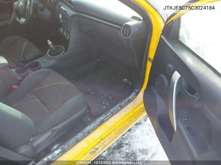 JTKJF5C75C3024184 2012 Scion Tc