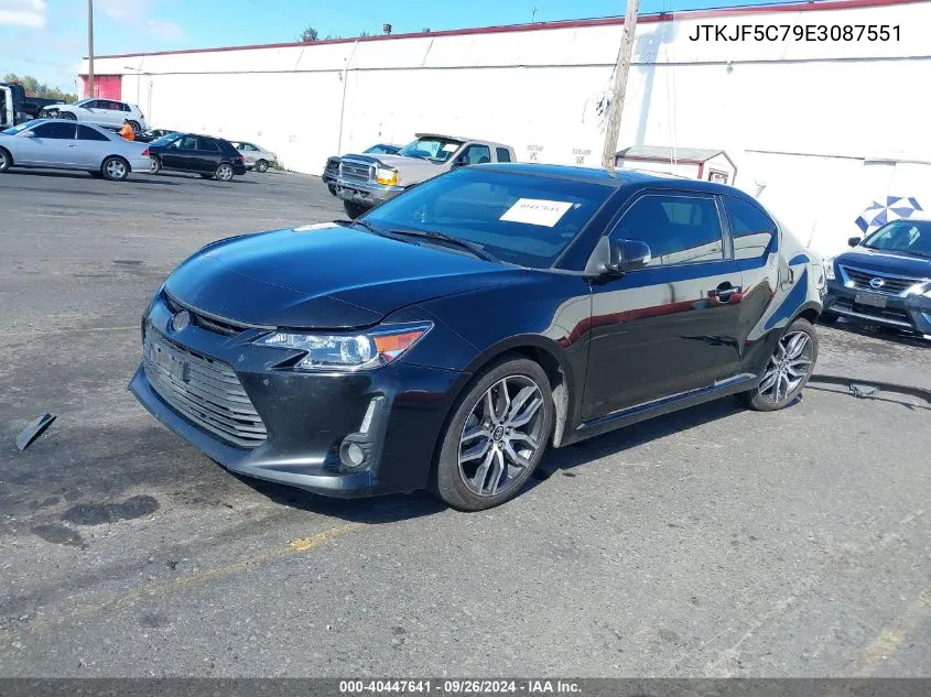 2014 Scion Tc VIN: JTKJF5C79E3087551 Lot: 40447641