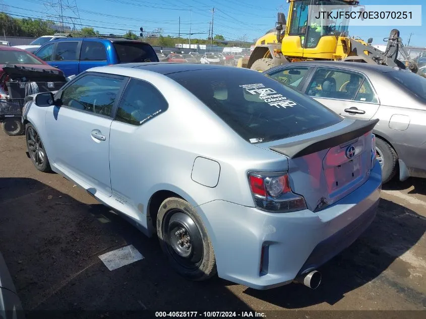 JTKJF5C70E3070251 2014 Scion Tc 10 Series