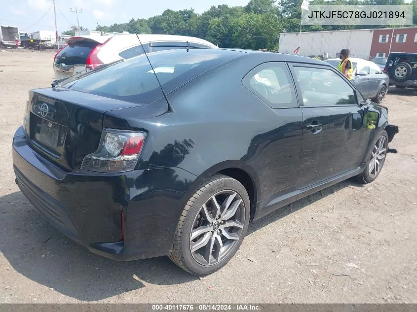 JTKJF5C78GJ021894 2016 Scion Tc