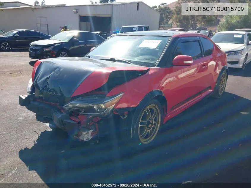 JTKJF5C71GJ015709 2016 Scion Tc