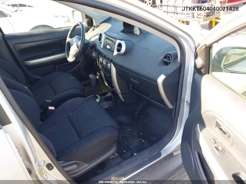 JTKKT604040071428 2004 Scion Xa